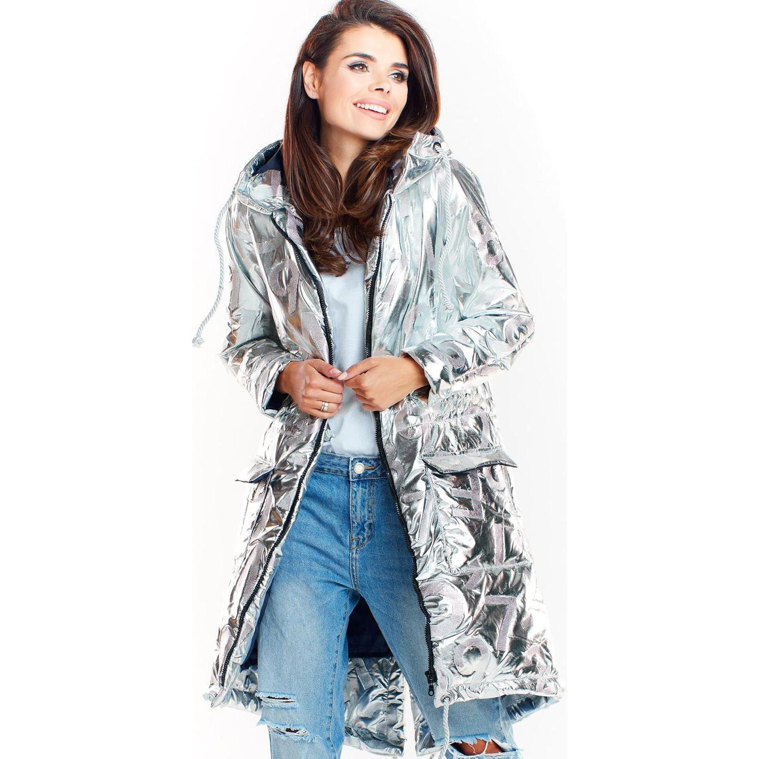 Thumbnail - Awama, Damen, Jacke, Mantel model (L), Grau, L