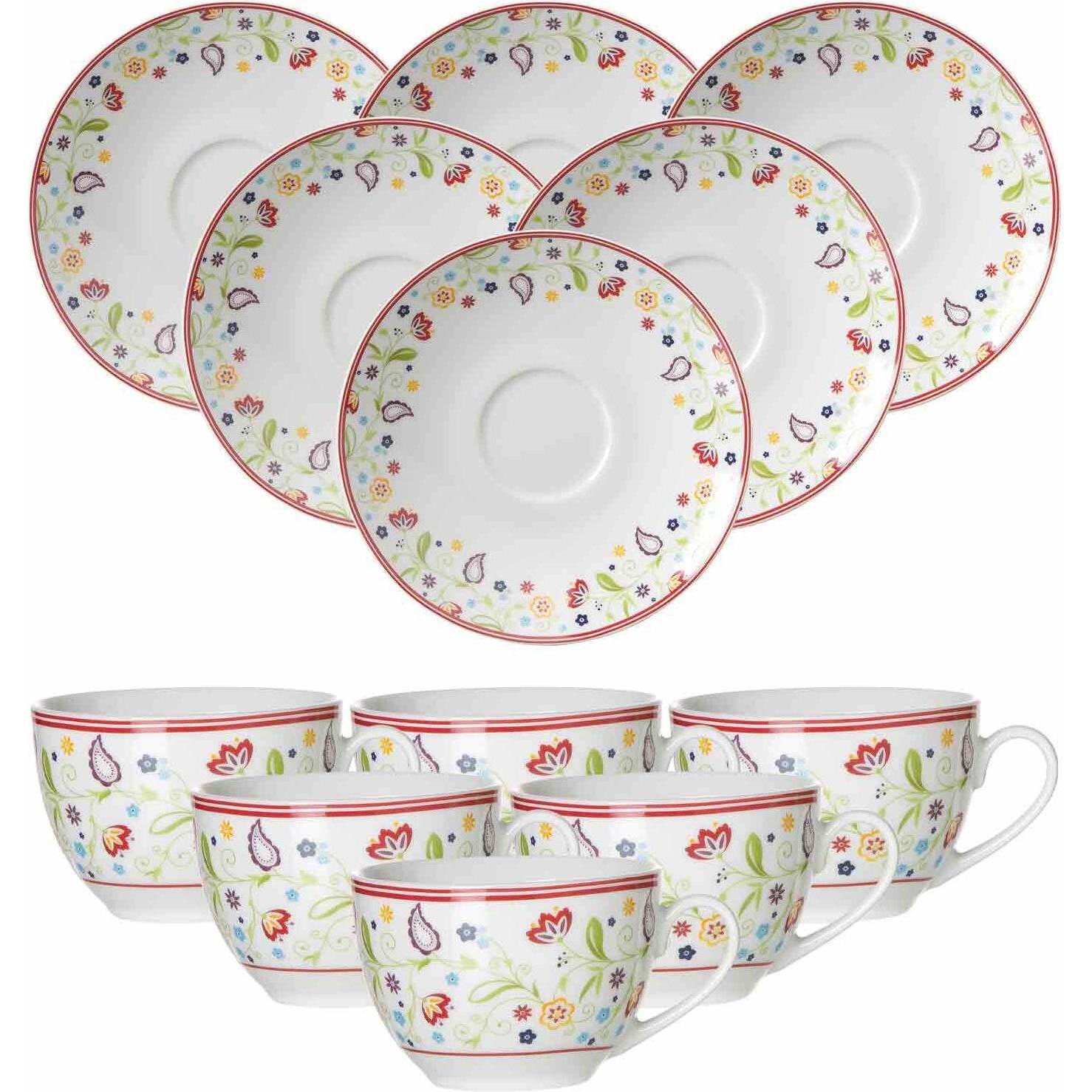 Ritzenhoff & Breker, Tasse, Kaffeetassen mit Untertassen Shanti (220 ml, 12 x)