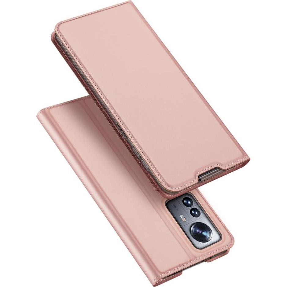 Dux Ducis Skin Pro Series Bookcover (Xiaomi 12 Pro), Smartphone Hülle, Rosa