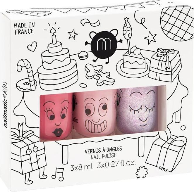 Produktbild Nailmatic Schminken Nagellack - 3er Set (Lila, Farblack)