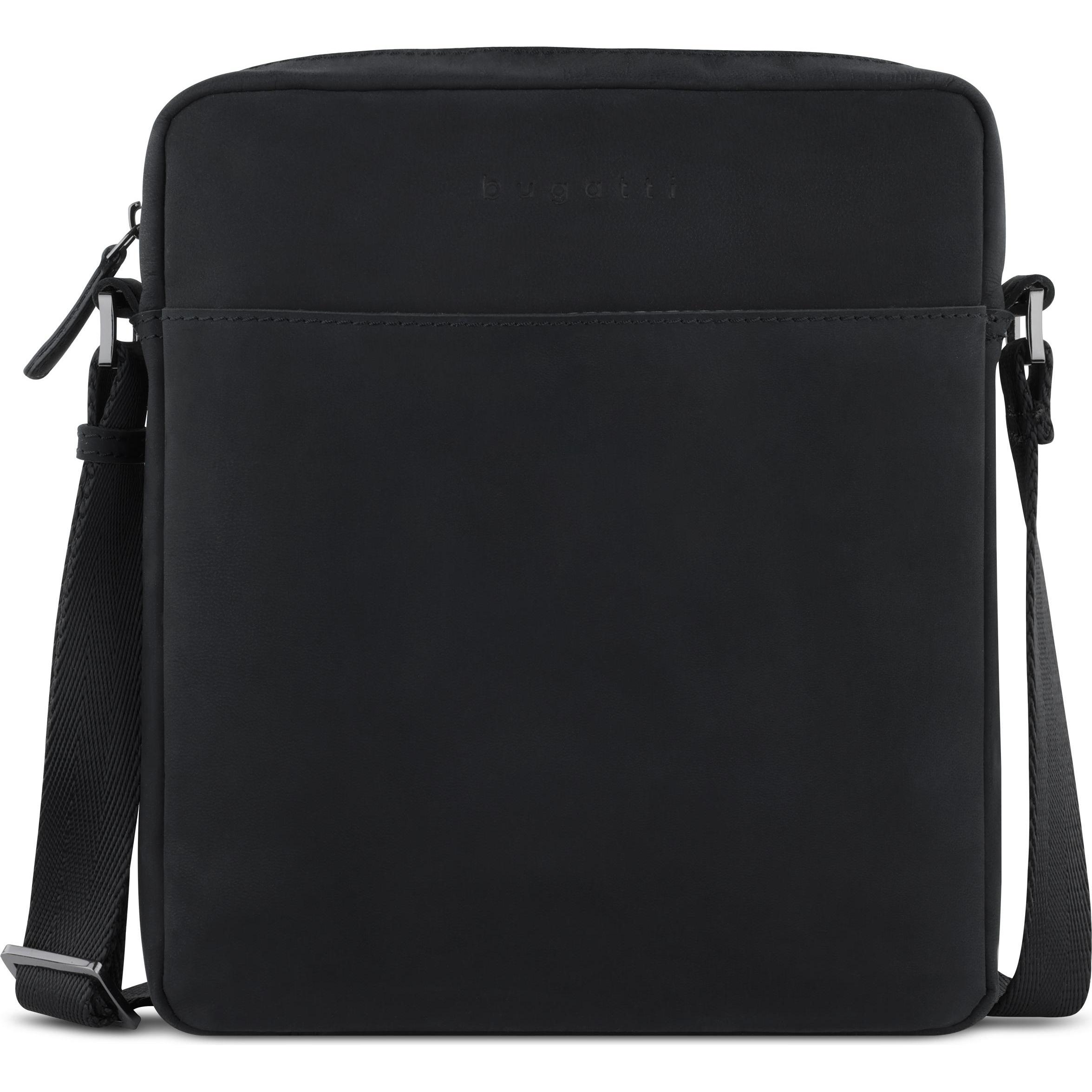 Bugatti, Handtasche, Umhängetasche Luca Shoulderbag, Schwarz