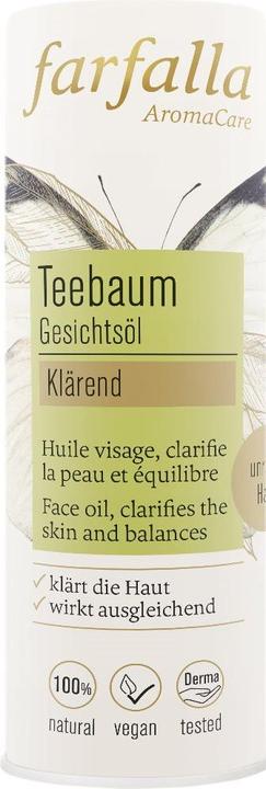Produktbild Farfalla Klärendes Gesichtsöl Teebaum (15 ml, Gesichtsöl)