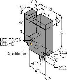 Actual product image Turck Fork light barrier