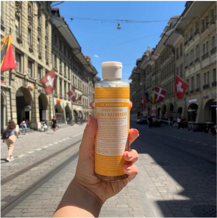 Produktbild Dr. Bronner's 18-in-1 Zitrus-Orange (Flüssigseife, 240 ml)