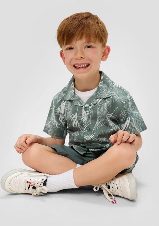 Immagine prodotto s.Oliver Hemd Kurzarmhemd mit All-over-Print (92)