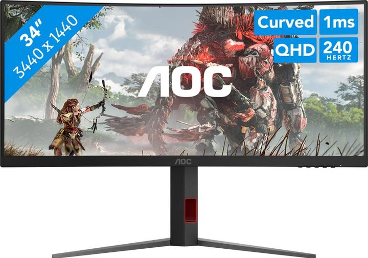 Actual product image AOC CU34G4Z (3440 x 1440 pixels, 34")