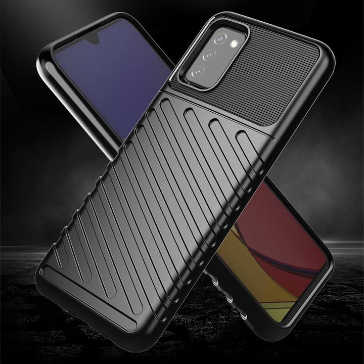 Image du produit Hurtel Thunder Case Flexible Tough Rugged Cover TPU Case pour Samsung Galaxy A03s noir (Samsung Galaxy A03s)