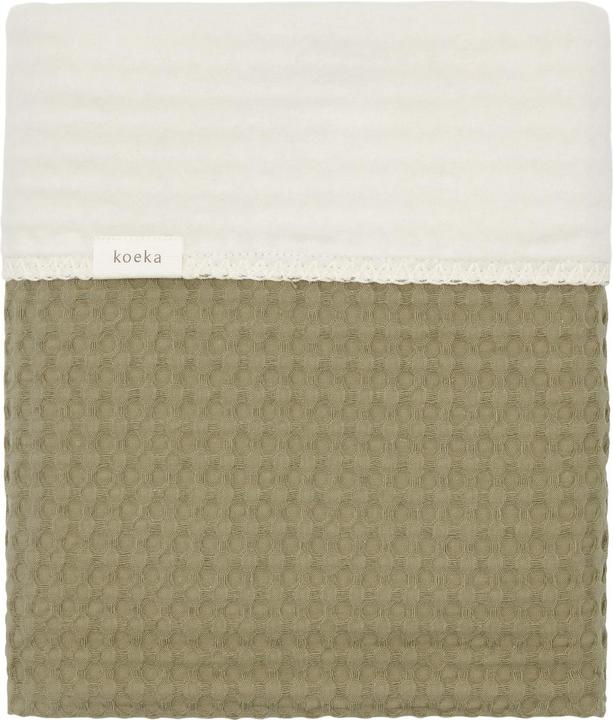 Productafbeelding Koeka Babydeken katoen fleece Amsterdam mos (100 x 75 cm)