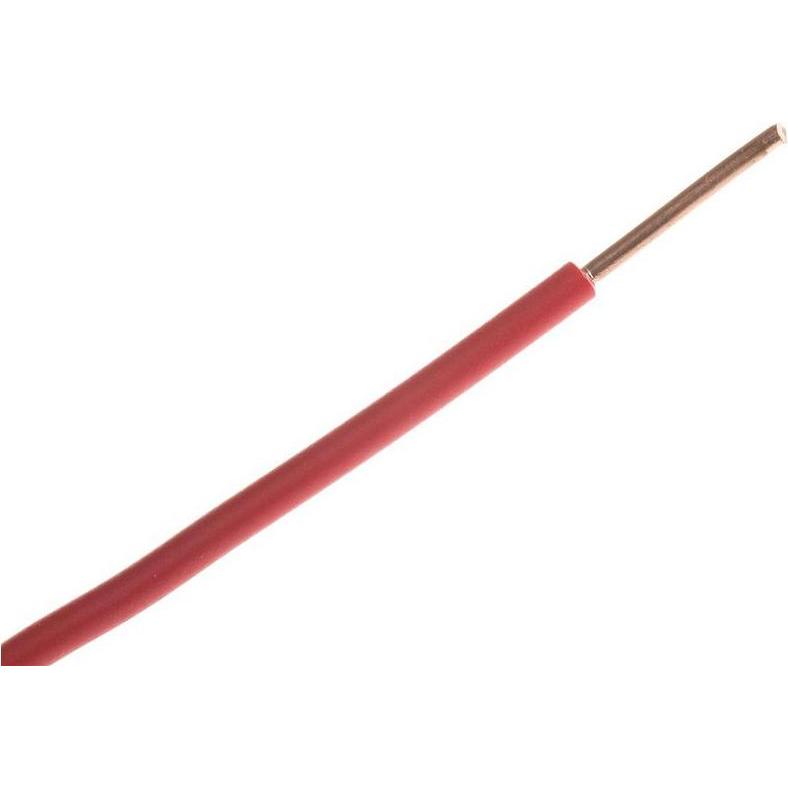 RS PRO, Tubo + Canalina per cavi, H07VU-2,5mm2-rosso C100m (100 m)