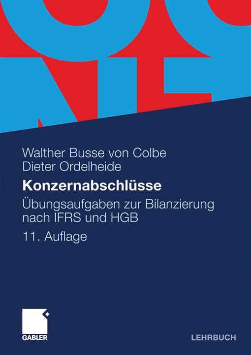 Produktbild Konzernabschlüsse (Deutsch, Dieter Ordelheide, Walther Busse von Colbe, 2010)