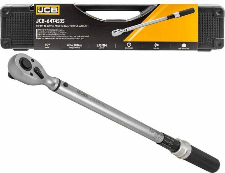 Actual product image JCB Torque spanner 1/2" 40-220 Nm (1/2", 40 Nm, 220 Nm)