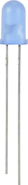 Image du produit Tru Components LED câblée Bleu Rond Diffus 2180 mcd 30 ° 20 mA 2.7 V, 3.4 V