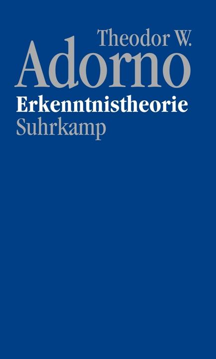 Produktbild Nachgelassene Schriften. Abteilung IV: Vorlesungen (Deutsch, Theodor W. Adorno, 2018)