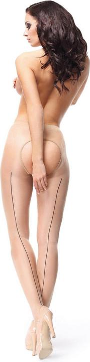 Produktbild MissO MI P211 pantyhose open crotch beige 20den XXL (XXL)
