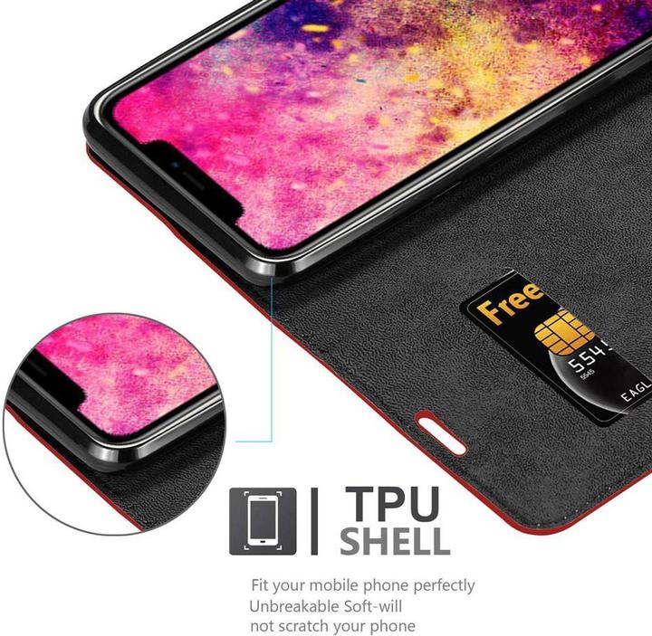 Actual product image Cadorabo Book Invisible Magnet Cover (Realme 12 Pro+, Apple iPhone 12)