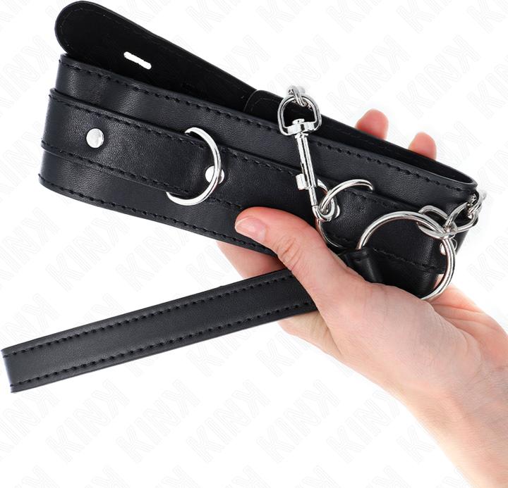Produktbild Kink HALSBAND MIT GÃoeRTEL 65 CM MIT RIEMEN SCHWARZ 54 X 4,5 CM