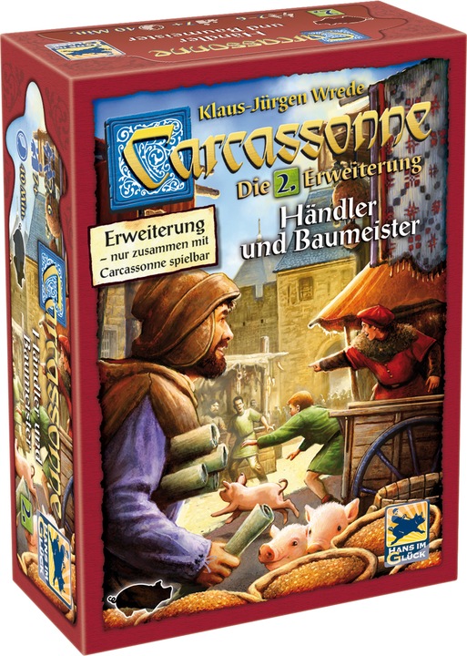 Actual product image Hans im Glück Carcassonne - Dealers and builders (German)