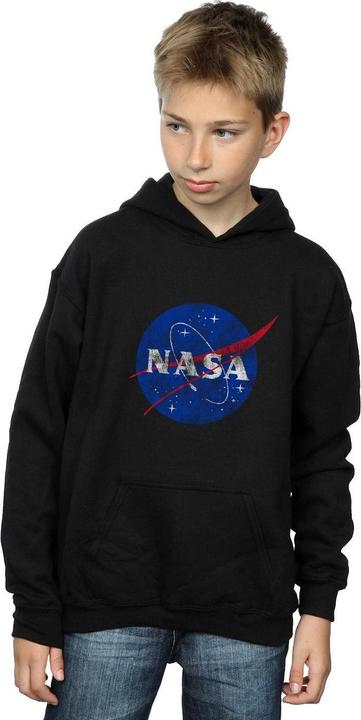 Immagine prodotto Nasa Classic Insignia Logo Distressed Felpa con Cappuccio Ragazzi (140, 146)