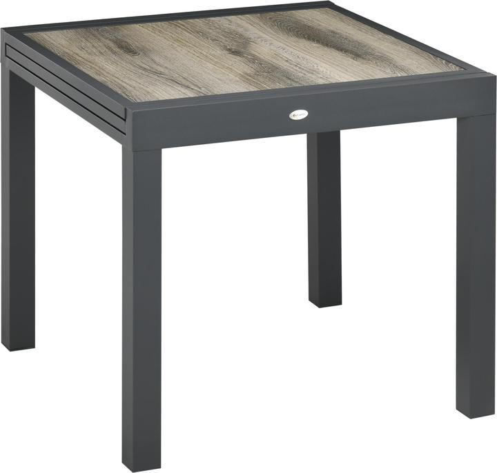 Produktbild Outsunny Gartentisch mit ausziehbarer Tischplatte (80 cm)