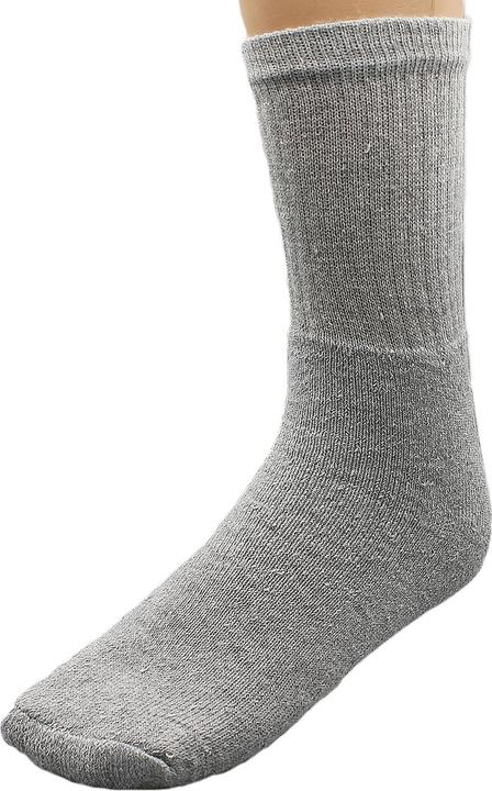 Image du produit Casativo Lot de 3 chaussettes de sport, chaussettes de tennis, unisexe, taille 39-42, gris (39 - 42)