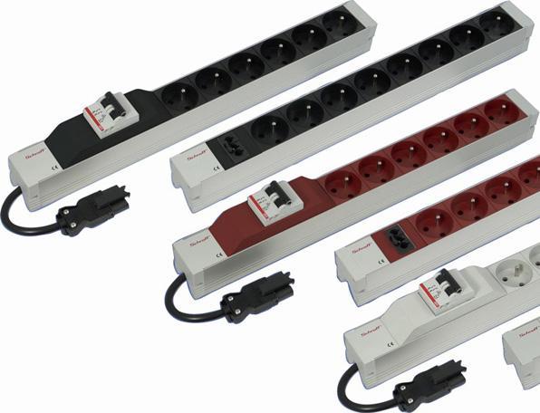 Produktbild Schroff Steckdosenleiste (8 x)