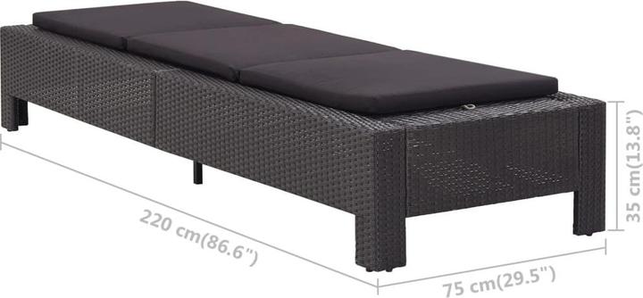 Immagine prodotto vidaXL Sonnenliege (220 cm)
