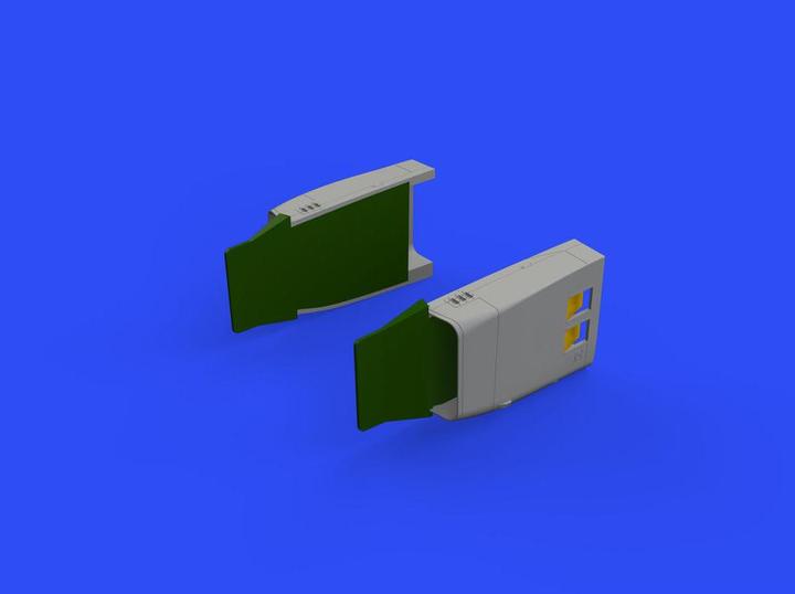 Actual product image Eduard MiG-23BN engine air intakes for,Trumpeter
