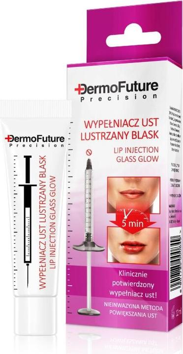 DermoFuture Lip Injection Glass Glow Lip Filler Mirror Glow 12Ml (12 ml)