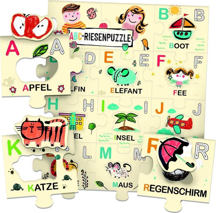 Image du produit Headup Games eco play - Puzzle géant ABC (28 pièces)