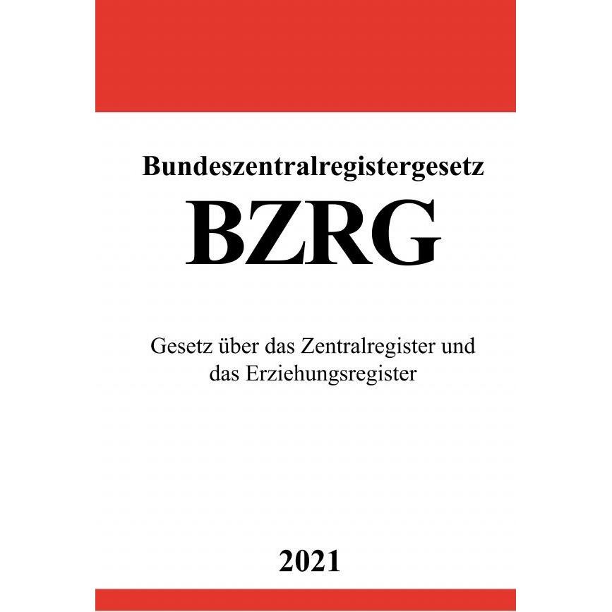 Bundeszentralregistergesetz (BZRG), Fachbücher von Ronny Studier