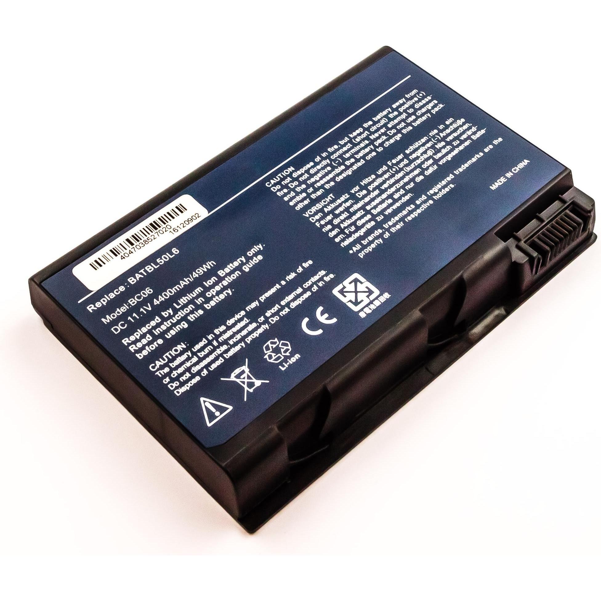 Thumbnail - AGI 41458 - Batterie/Akku (4400 mAh), Notebook Akku, Schwarz
