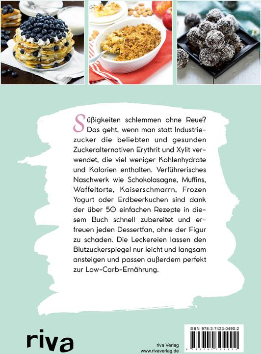 Actual product image Zuckerfrei geniessen mit Erythrit und Xylit (German, Veronica Pichl, 2020)