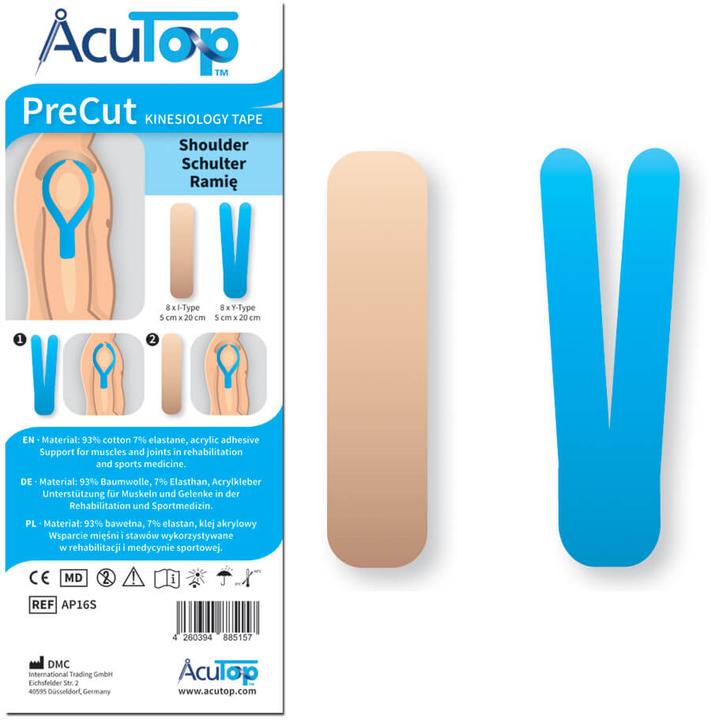 AcuTop Kinesio Tape PreCut Schulter (0.20 m)