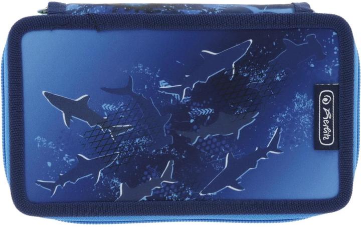 Produktbild Herlitz Doppeletui 23 teilig Deep Sea