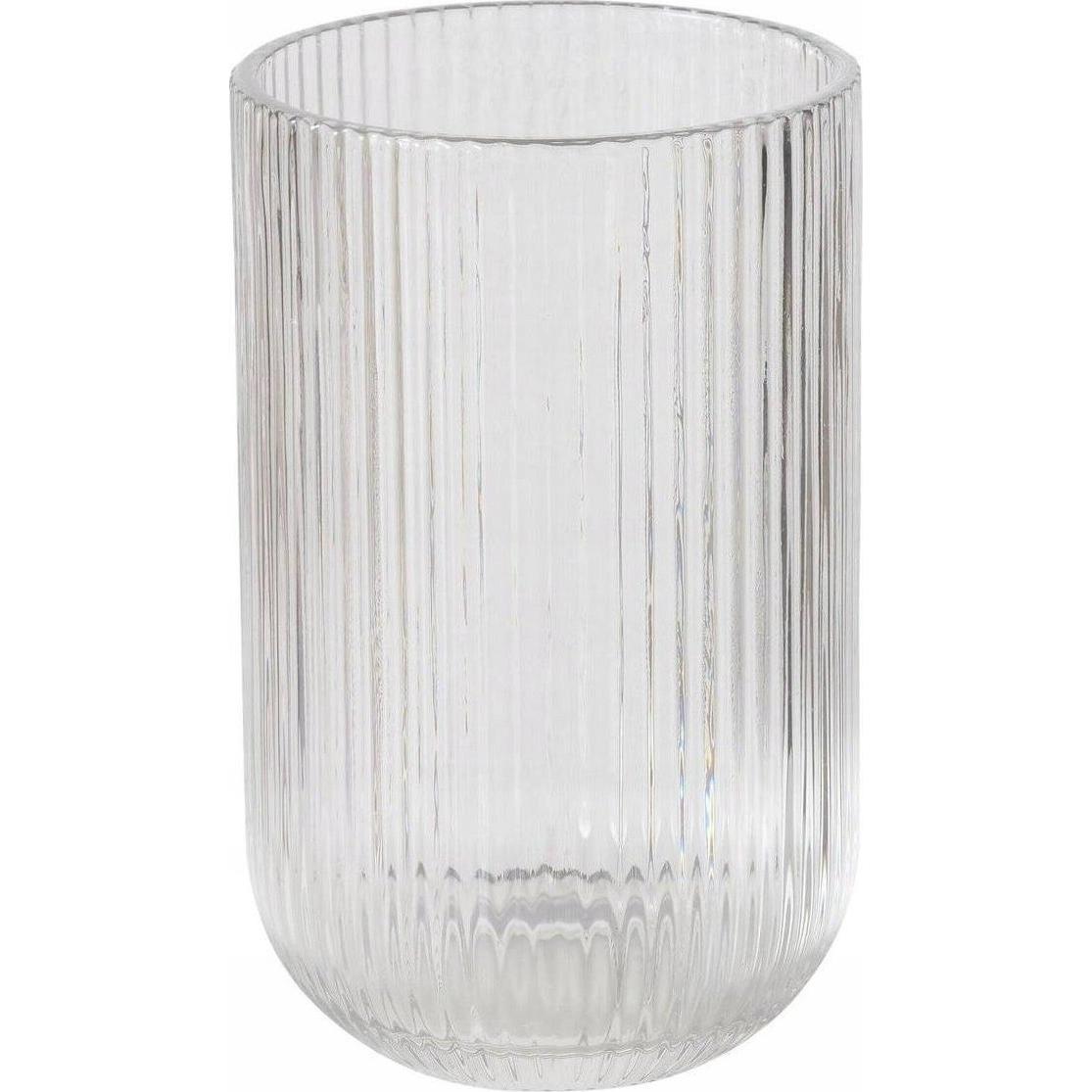 Boltze Home Boltze Szklanka do wody Rigano ryflowane szkło 320 ml, Bicchieri, Trasparente