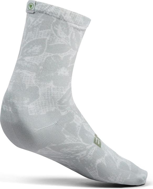 Actual product image Endura Grid Floral Ltd Print Sock Mgy (L/XL)