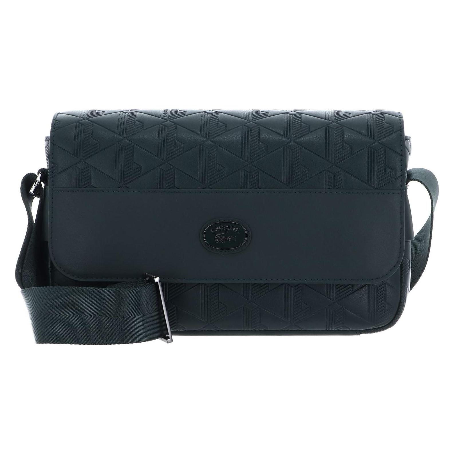 Lacoste, Unisex, Handtasche, Nomogramme Flap Crossover Bag, Grün