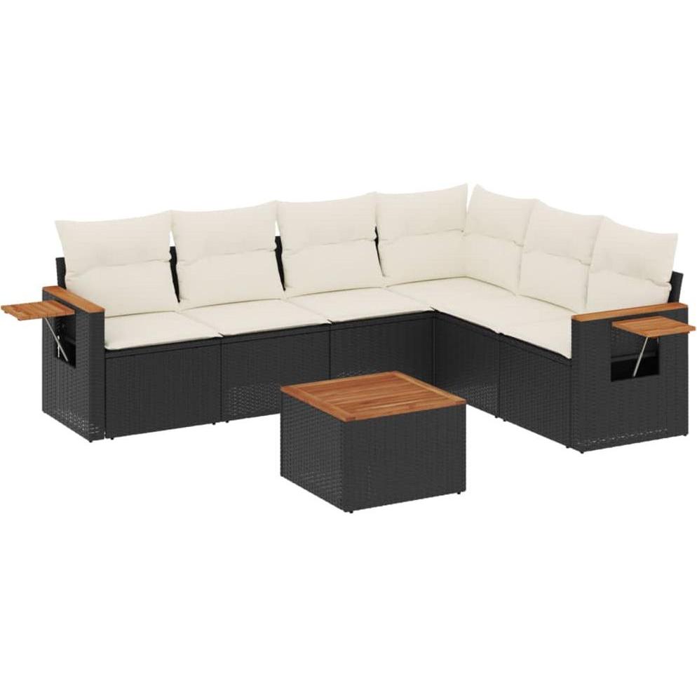 VidaXL, Gartenlounge, 10-tlg. Garten-Lounge-Set mit Kissen