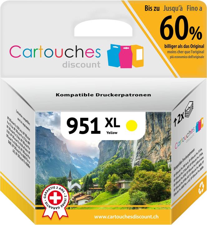 Actual product image Cartouches Discount HP 951XL (Y)