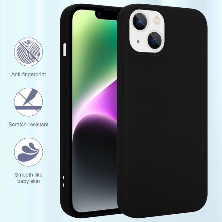 Produktbild Cadorabo Hülle für Apple iPhone 14 im TPU Liquid Silicone Case Style (Apple iPhone 14)