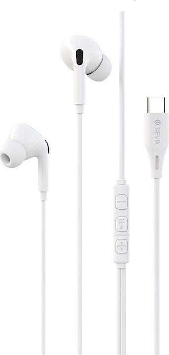 Produktbild Devia Kabelgebundene Kopfhörer Kintone A2 Digital USB-C weiss (Kabelgebunden)