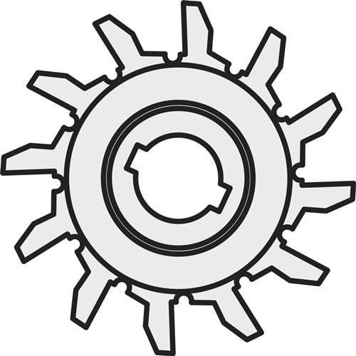 Pramet, Accessori per macchine, Torx-Klinge ISO MR-0.8-2.0 VARIO Bruttogewicht 197,5g