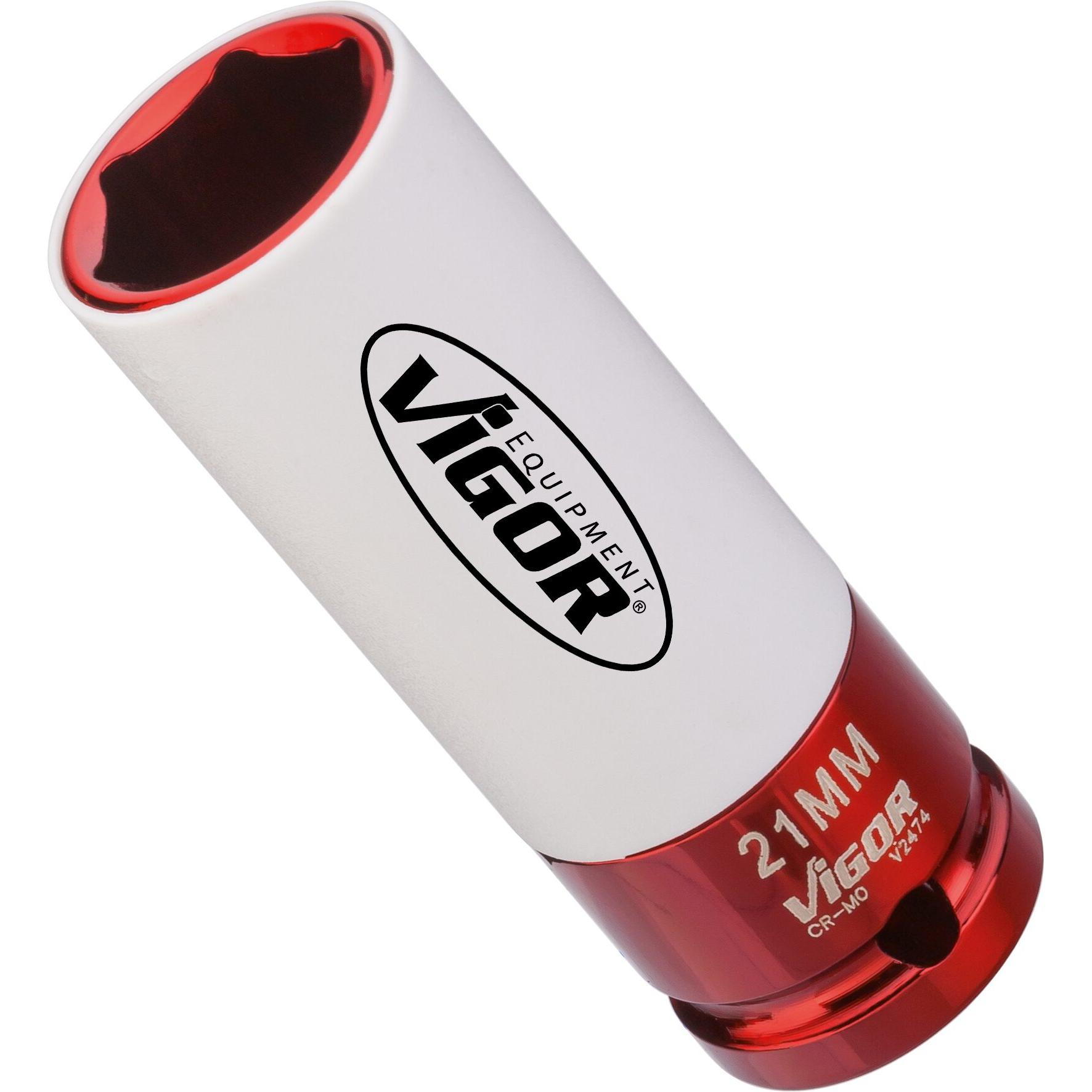 Thumbnail - Vigor, Steckschlüssel + Stecknuss, Schlagschrauber Steckschlüsseleinsatz ∙ V2474 ∙ Vierkant12,5 mm (1/2 Zoll) ∙ Aussen S...