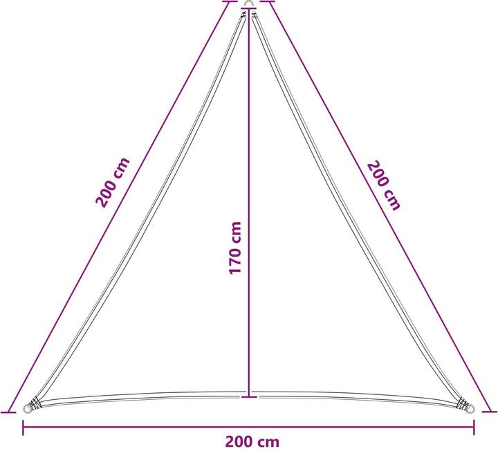 Produktbild vidaXL Sonnensegel (200 x 200 cm)