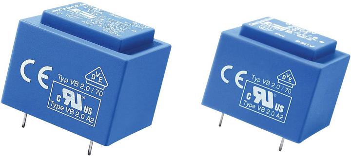 Image du produit Block VB 2,3/1/24 Transformateur pour circuit imprimé 1 x 230 V/AC 1 x 24 V/AC 2.30 VA