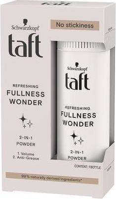 Immagine prodotto Schwarzkopf Taft Fullness Wonder 2In1 Polvere per capelli che dà volume e ristoro 10G (Volume in polvere)