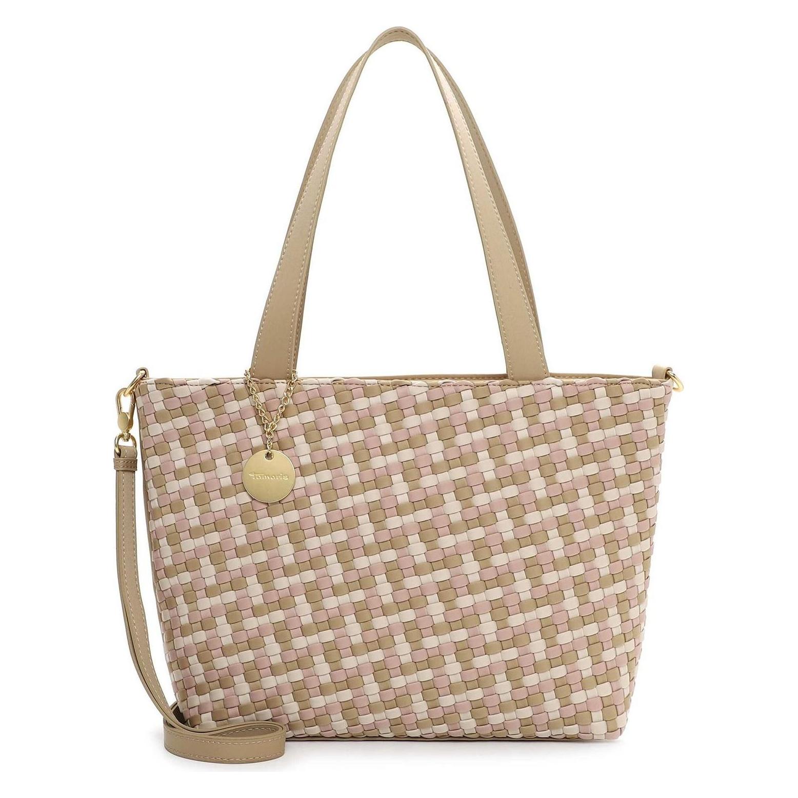 Tamaris, Damen, Tasche, Krister Cityshopper, Mehrfarbig, Braun, Rosa