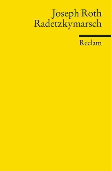 Produktbild Radetzkymarsch (Deutsch, Joseph Roth, 2010)
