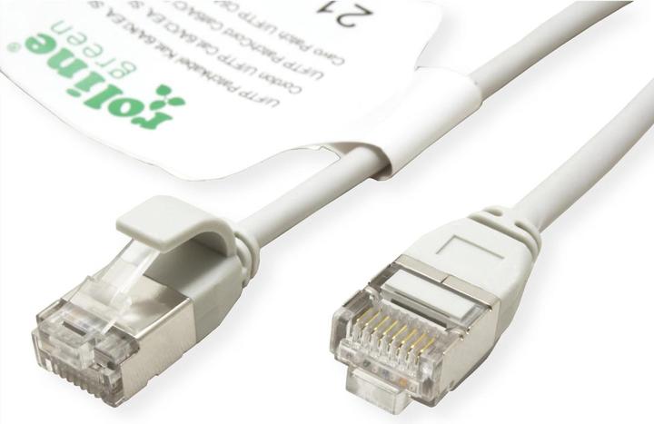 Produktbild Roline U/FTP Patchkabel Kat.6A (Class EA), LSOH, slim (U/FTP, CAT6a, 2 m)