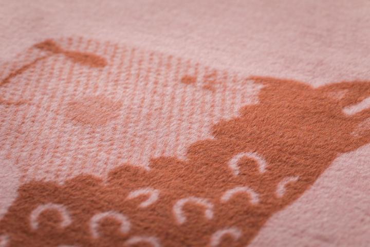 Actual product image David Fussenegger Baby-Veloursd.KiDs Alpaka rosa (100 x 75 cm)